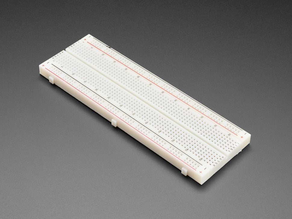 Full Size Solderless Breadboard (830 Tie Points)